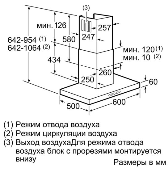 Купить Купольная вытяжка SIEMENS LC 67BE532 — Фото 8