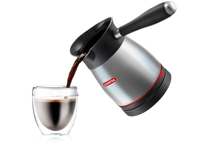 Купить Кофеварка CENTEK CT-1080SS нерж — Фото 3