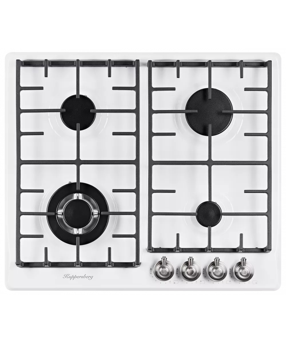 Газовая варочная панель KUPPERSBERG FV6TGRZ W Silver																		 — описание, фото, цены в интернет-магазине PT Stores