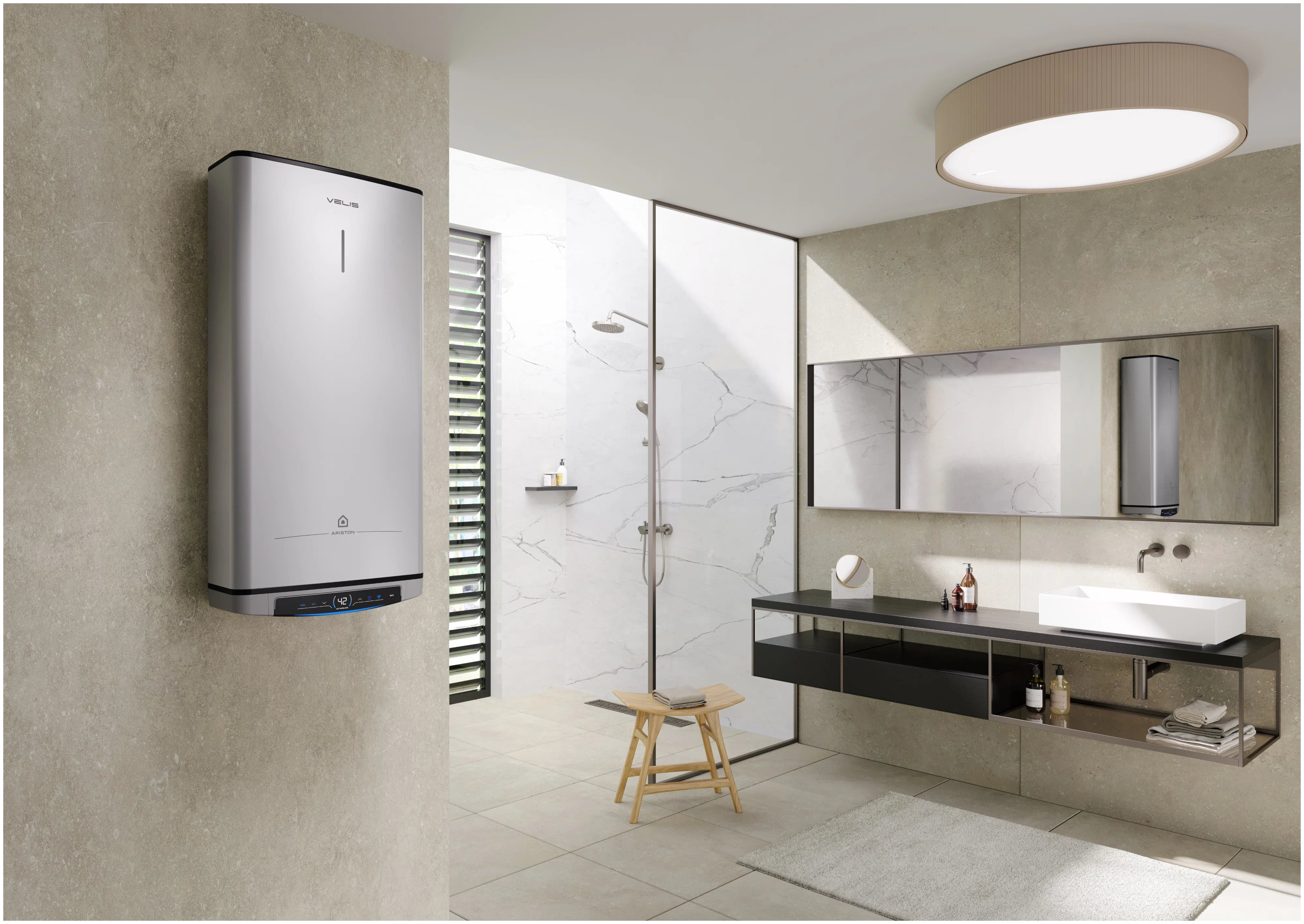 Купить Водонагреватель накопительный ARISTON VELIS LUX PW ABSE WIFI 50 — Фото 2