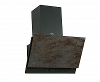 Наклонная вытяжка ELIKOR Рубин Ceramics S4 60П-700-Э4Д антрацит/бронзовый травертин керамогранит