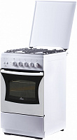Газовая плита Flama FG 24227 W  ( чугун.реш.)