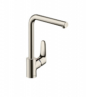 HANSGROHE 31817800 Focus Смеситель для кухни 280, однорычажный, с поворотным изливом, под сталь