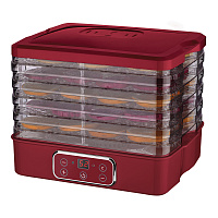 Сушилка для овощей и фруктов MARTA MT-1949 бордовый гранат