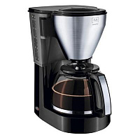Кофемашина Melitta EasyTop Steel, черный/нержавеющая сталь