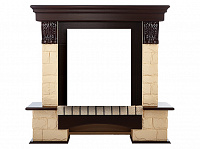 Electrolux Forte 25U (угловой) камень бежевый, шпон темный дуб