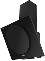 Наклонная вытяжка MAUNFELD TOWER CIRCL 60 чёрный/ЧЕРНОЕ стекло