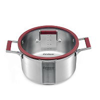 ENDEVER Кастрюля с крышкой BJORG 2412, 24см* 12.0см, стальной