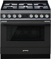 Комбинированная плита SMEG CPF9GPBL