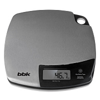 Кухонные весы BBK KS153M нерж. сталь/черный