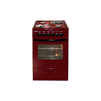 Комбинированная плита Лысьва ЭГ 1/3г14 МС-2у Вишневый Без крышки