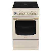 Электрическая плита HOTPOINT-ARISTON HT5VM4A (OW) EA