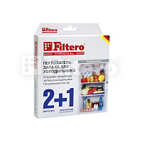 FILTERO Поглотитель запаха для холодильника. Набор. арт. 504