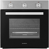 Встраиваемый электрический духовой шкаф ДАРИНА 1U5 BDE 111 707 X серебристый/черный