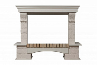 Electrolux Forte Classic камень белый, шпон беленый дуб