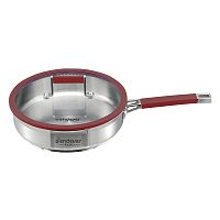 ENDEVER Сковорода с крышкой BJORG 2406,сталь, 24см