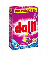 DALLI Порошок стиральный COLOR для цветных тканей 6,5кг 100 стирок