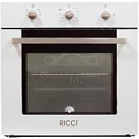 Встраиваемый газовый духовой шкаф RICCI RGO-610WH